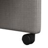 Dining Chairs with Casters 2 pcs Light Grey 57 x 66 x 94 cm
