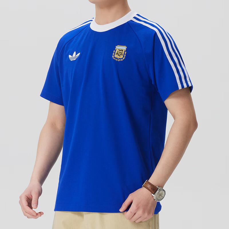 adidas Camiseta Originals Argentina Azul Claro Tops Masculinos JZ6307