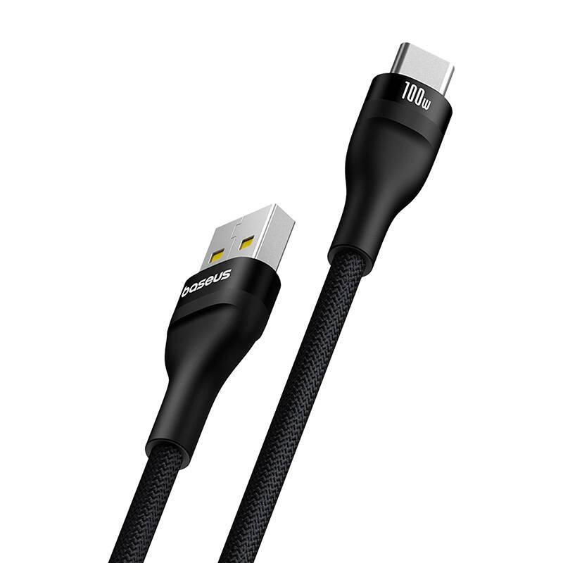 Kabel Usb Do Usb-C Baseus Flash 2 100W, 2M (Czarny)