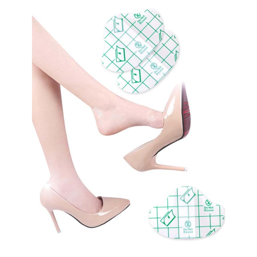 Gel Heel Protectors: Adhesive Blister Pads For Heel Liners, Shoes Stickers, Pain Relief & Foot Care Cushion GripFor Outdoor, Sport