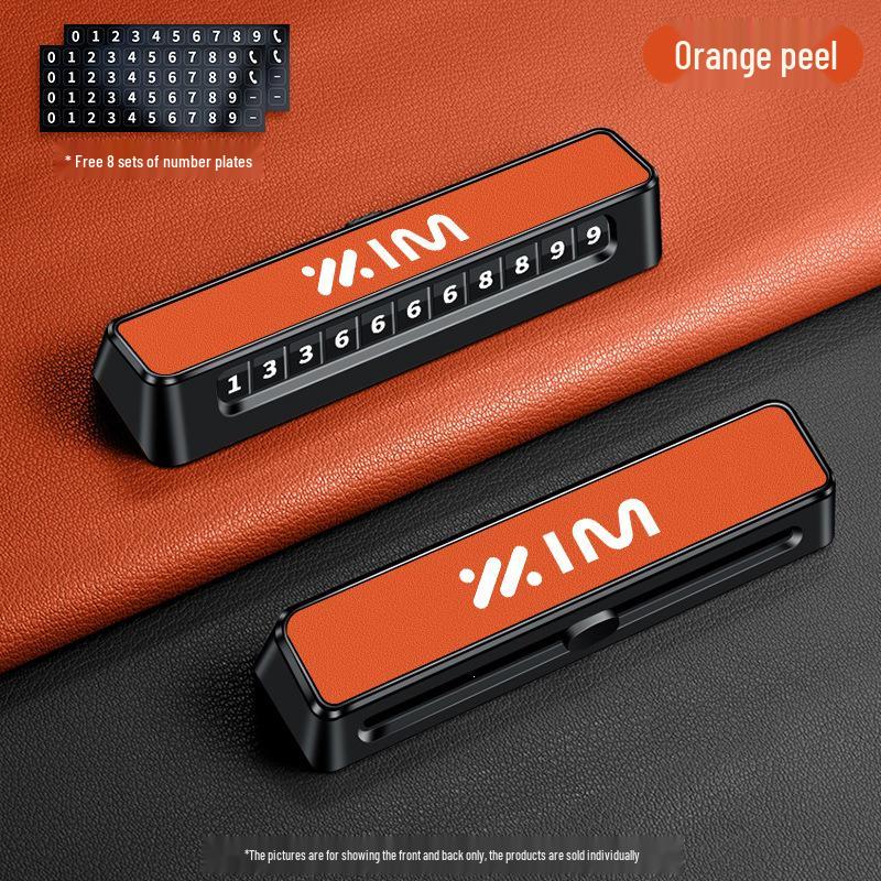 

IM LS6/L6/L7/LS7/LS9 Double-Sided Temporary Parking Plate with Advanced Car Contact Number Display