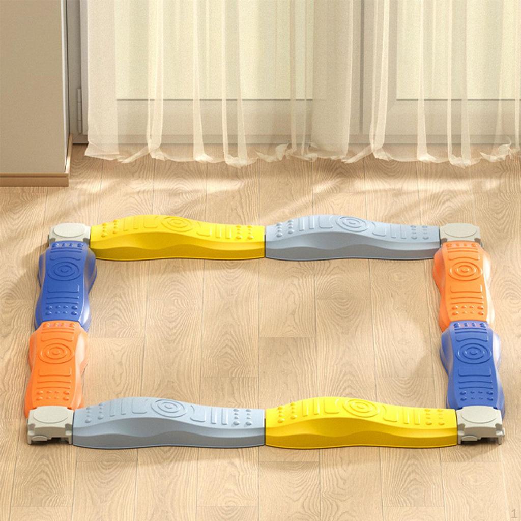 Coordinazione Corporea Percorso a Ostacoli Multipli Gioco Interattivo con Sassi Sassi Bambini