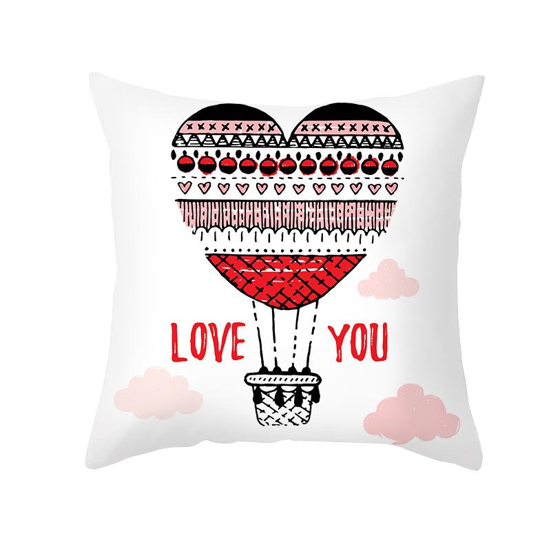 New Valentine's Day Theme Pillow Cover Home Pillow Cushion Cover