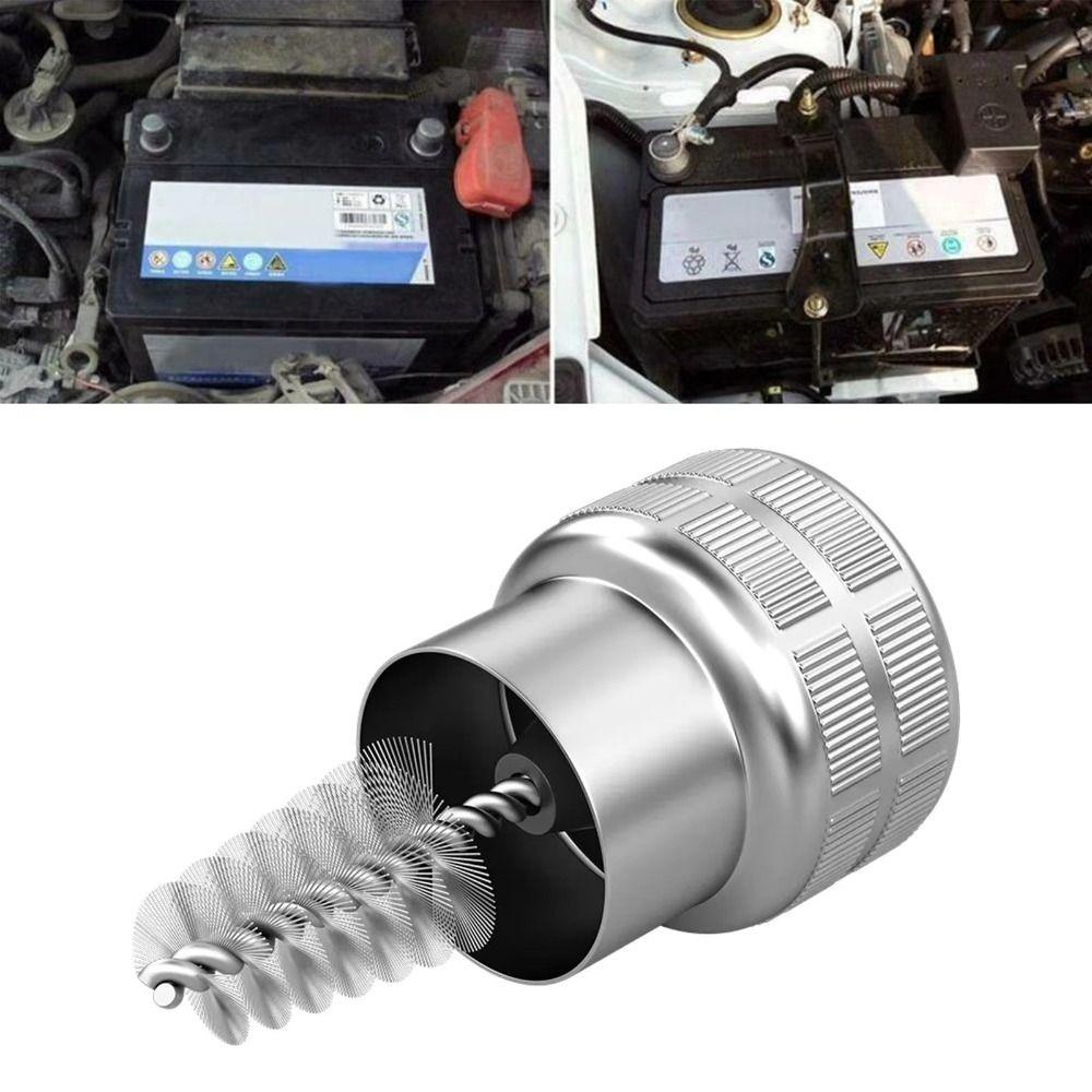 Stainless Steel Brush Battery Terminal Cleaner Terminal Cleaner Tool Terminal Cable Maintenance