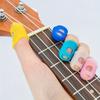 5pcs Multifunctional Silicone Thimbles Hollowed Out Breathable Protective Finger Sleeve Guitar Finger Cover