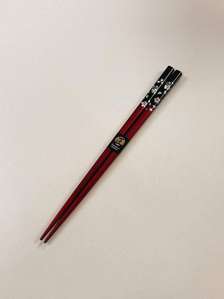 Silver Cherry Blossom Designed with Paulownia Box and Birthday Respect for the Aged Respect for the Longevity Family Starting Chopsticks Chopsticks,
