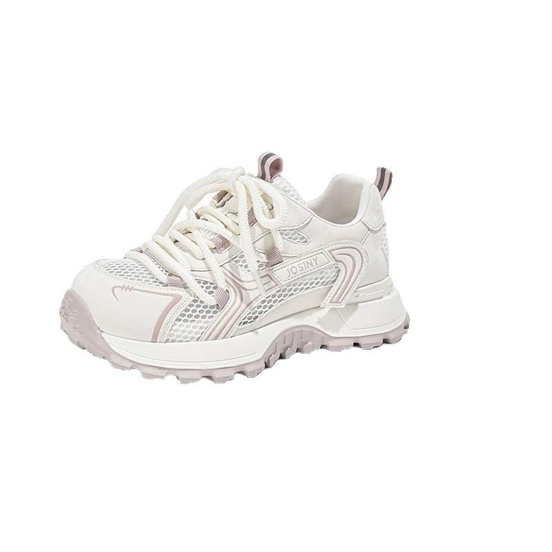 Women's New Style Mesh Breathable Casual Shoes with Heightening Feature and Sports Style