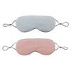 Ice Silk Warm and Cool Dual Use Eye Cover Adjustable Eye Patch Sleeping Eye Mask  Travel
