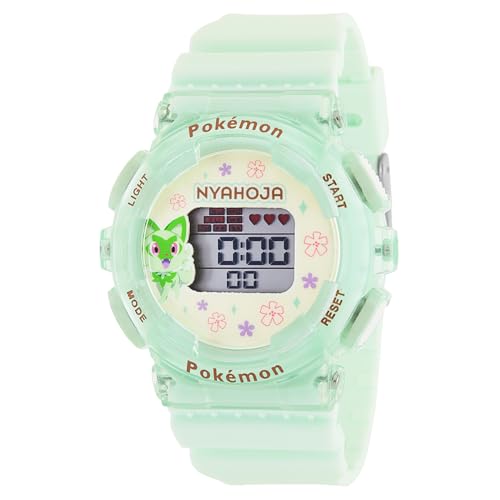 Sun Flame Co. Ltd. Wristwatch J-Axis Pokemon Digital Watch Multifunction CP3A0002 Green