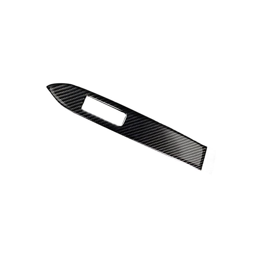 Carbon Fiber Look Interior Dashboard Panel Cover Trim For Ford Mustang 2015-2019
