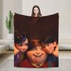 Trollhunters Tales Of Arcadia Flannel Blankets Soft Durable Throw Blanket for Couch Chair Travel Office Bedspread Sofa Bed Cover