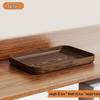 High-Grade Chinese Style Extra Thick Imitation Wood Grain Rectangular Serving Tray