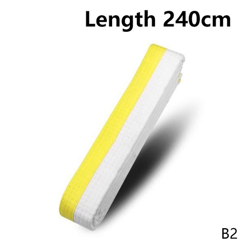 1 PC Taekwondo Colored Ranking Belts Cotton Martial Arts Judo Karate TKD Aikido Uniform Belt Kids Adult