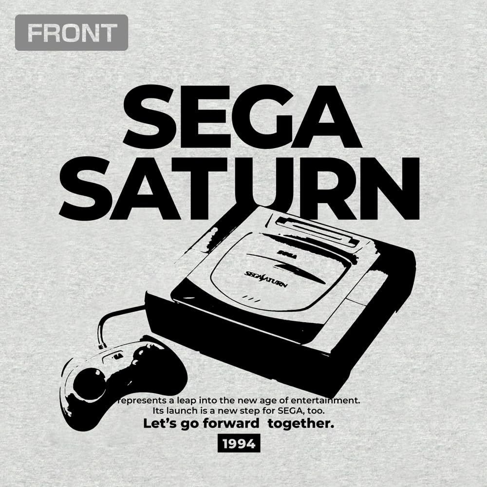 Cospa Sega Saturn Sega Saturn Long Sleeve MIX GRAY M Size [Official] T-shirt