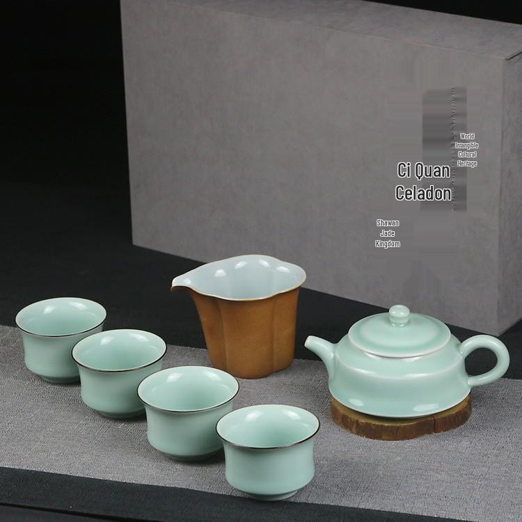 Longquan Celadon Kung Fu Tea Set - Ideal Business Gifts & Souvenirs