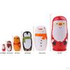 Christmas Theme Wooden Russian Nesting Matryoshka 6pcs Dolls Hand Painted
