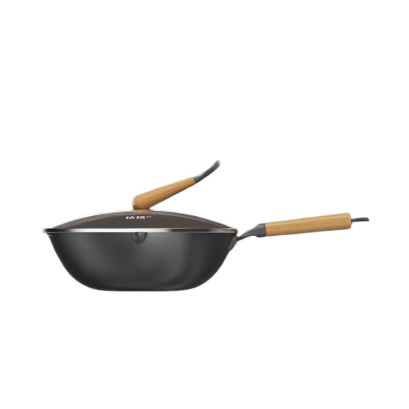 Sanhe Uncoated Titanium-Iron Non-Stick Wok 32cm