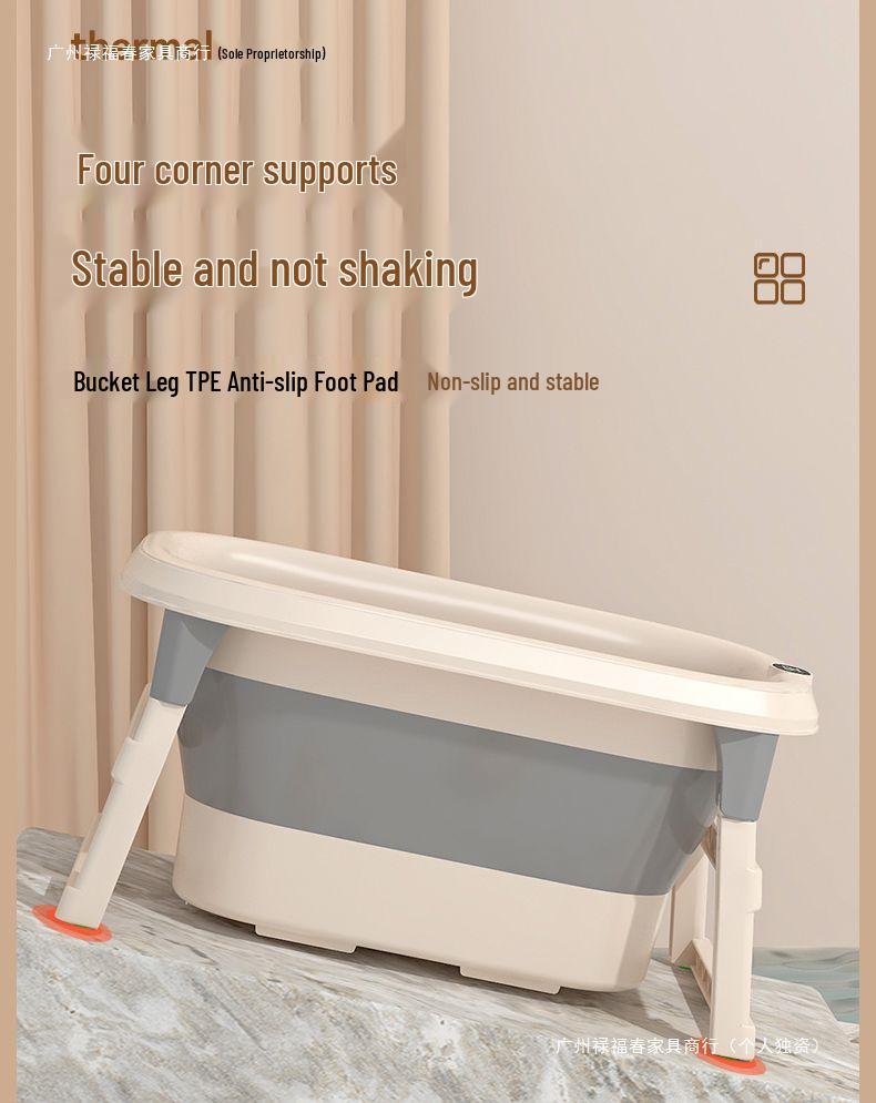 Baby Bathtub Foldable Soaking Tub for Kids