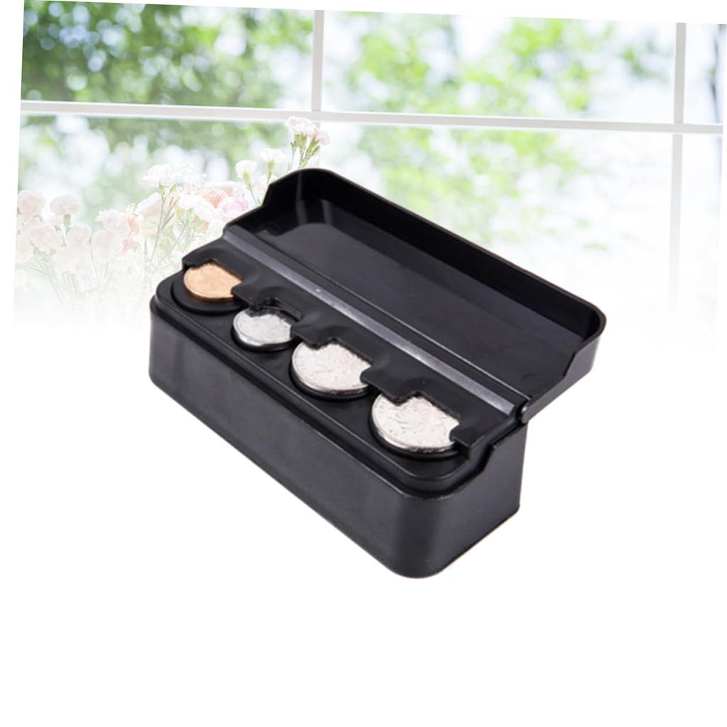 NUOBESTY Car Replacement Box Car Coin Storage Box Money Change Car Organizer