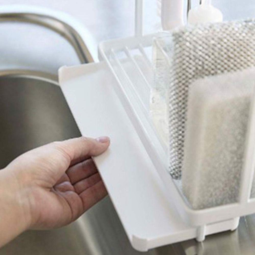 Portable Kitchen Dishcloth Drain Rack Steel Scouring Pad Storage Rack  Kitchen Utensil