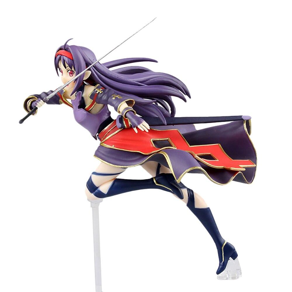 Sword Art Online 18cm Konno Yuuki Action Figure Anime Model Pvc Figma Doll Statue Collection Toy Desktop Decoration