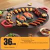 Utuo 36cm Maifan Stein Elektrische BBQ Grillpfanne