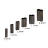 For Fishing Line Wire Crimps Sleeves Fishing Copper Sleeves Double Barrel Tube Fishing Fix Tube