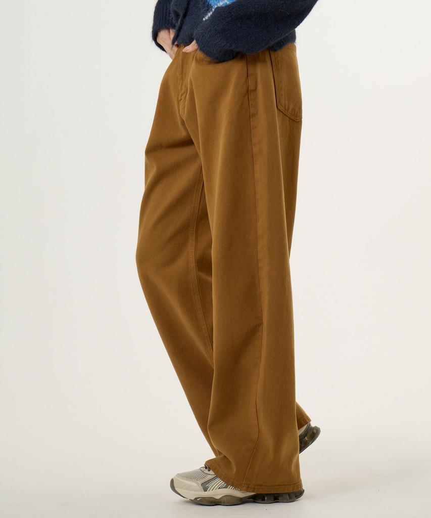 UNKNOWN PLANET Brushed Cotton Pants Brown