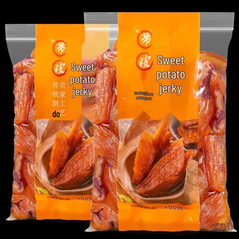 Homemade Soft & Chewy Dried Sweet Potato Strips
