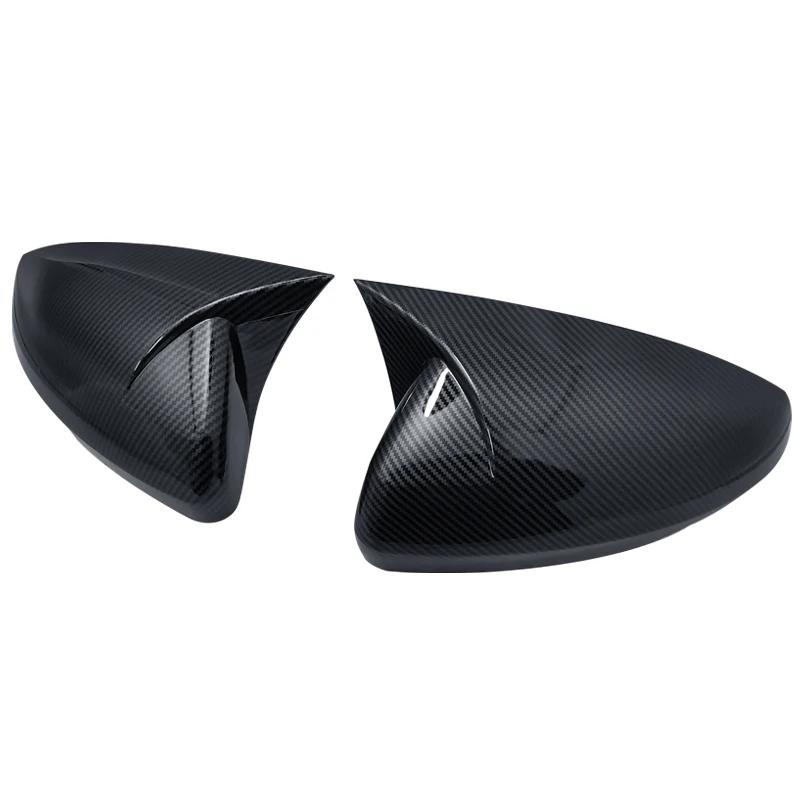 Capacul oglinzii retrovizoare pentru Volkswagen pentru VW Polo Mk6 AW GTI 2018-2025 OX Claxon Capace pentru mașină Trim exterior din fibră de carbon