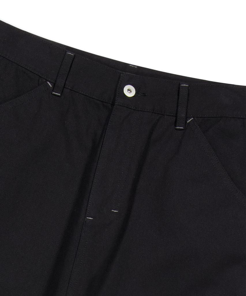 YESEYESEE Paneled Chino Pants Black
