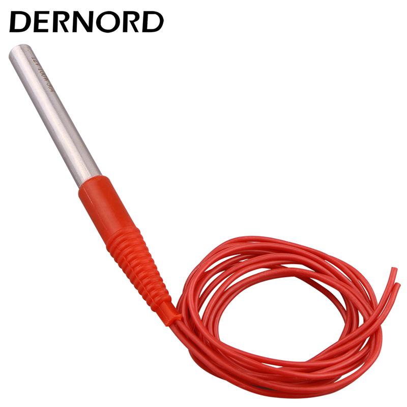 DC 12v 24V Immersion Cartridge Heater 50W 100w Tube Heater with 1M Water Proof Cable Heating Element 100w