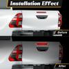 For Toyota Hilux Revo 2015 2016 2017 2018   Car LED Bumper Light Brake Dynamic Turn Signal Indicator Reflector