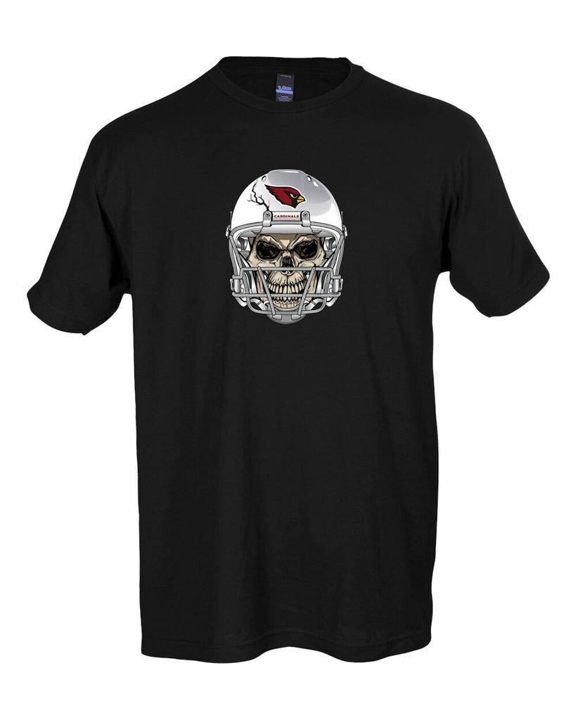 Arizona Cardinals Skull HelmeT-Shirt 6 Sizes!! S-5XL