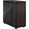 PC Case - FRACTAL DESIGN - North XL Charcoal Black TG Dark - FD-C-NOR1X-02 - E-ATX - Elegant Wood and Alloy Design