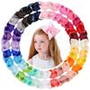 Cinta de Grosgrain Grande de 6 Pulgadas Lazos para el Cabello Lisos con Pinzas para Mujeres Niñas Niños Pinzas para el Cabello Tocado Boutique Broches para el Cabello Accesorios