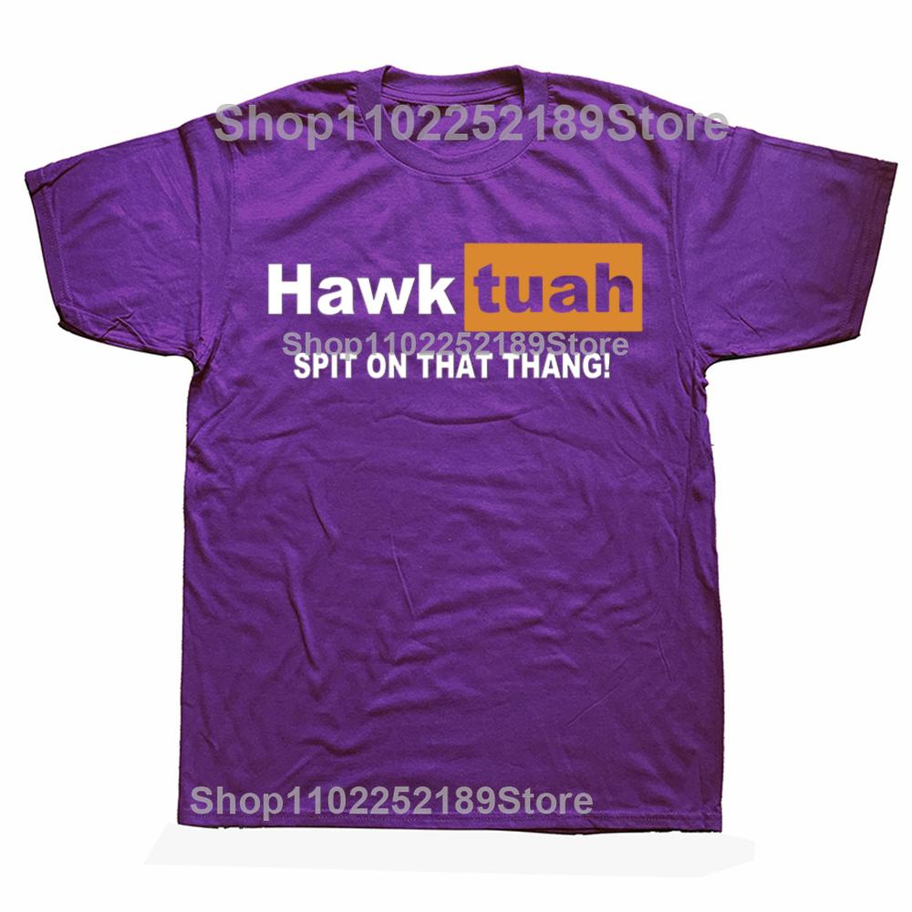 Hawk Tuah Spit On That Thing T Shirt Funny Meme Print Tshirt Men Women Casual Cotton Oversized Short Sleeve T-shirts Streetwear