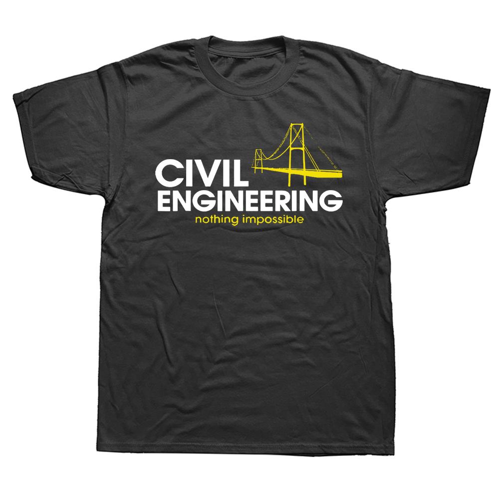 Funny Civil Engineer T Shirts Graphic Cotton Streetwear Short Sleeve ONeck Structural Engineering Students Gifts Tshirt Men