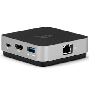 

OWC USB-C Travel Dock E (Док-станция, совместимая с USB 3.2 Gen 1, для различных ПК/планшетов/смартфонов) Оригинальный японский амулет, краткое руководство в комплекте