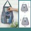 2pc Ventilated Mesh Storage Bags for Garlic, Potatoes, Onions - Durable Plastic Hanging Organizer for Kitchen & Pantry&bathroom, Non-Food Contact Safe