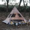 Pyramid Tent 3 Season Teepee Awning for Families