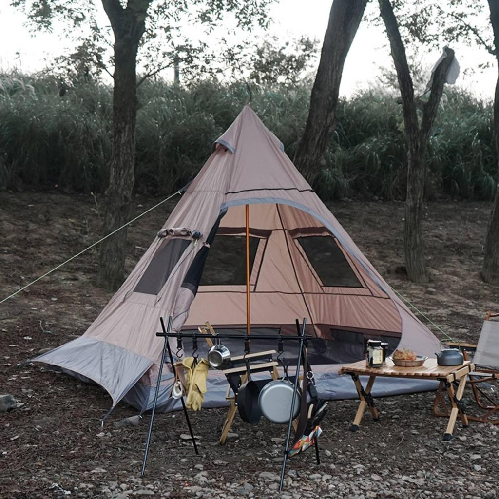 Pyramid Tent 3 Season Teepee Awning for Families