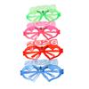 Fun Sunglasses LED Light Up Heart Glasses Glow in The Dark Party Eyewear for Concerts Nightclubs Raves