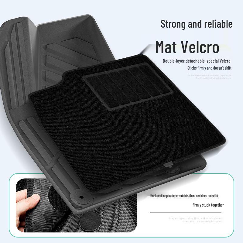 Compatible with 25 Leapmotor B10 models, eco-friendly TPE floor mats, trunk mats, and seat back mats.