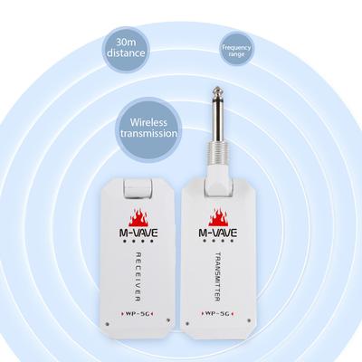 M-VAVE 5.8G Bezprzewodowy system gitarowy Zestaw nadajnika i odbiornika do gitary akumulatorowej UHF do gitary elektrycznej