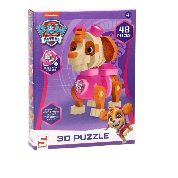 SAMBRO Puzzle en mousse Paw Patrol 3D Stella 48 pièces LA PAT' PATROUILLE