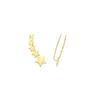 Boucles D'oreilles Luxenter Gatra, Finition or Jaune 18 Carats