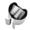 Toothpaste Squeezer Compact Size Reusable Smooth Edge Ultra-Light Corrosion Resistant Stainless-Steel Toothpaste Tube Squeezer Hand Cream Extruder