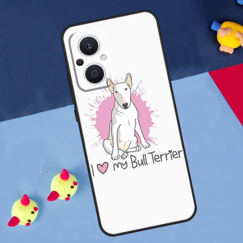 Bullterrier Bull Terrier Dog For OPPO Reno 14F 13F 12F 11F 10 11 12 13 14 Pro 8T 7 8 Lite OPPO Find X6 X5 X8 X9 Pro Case