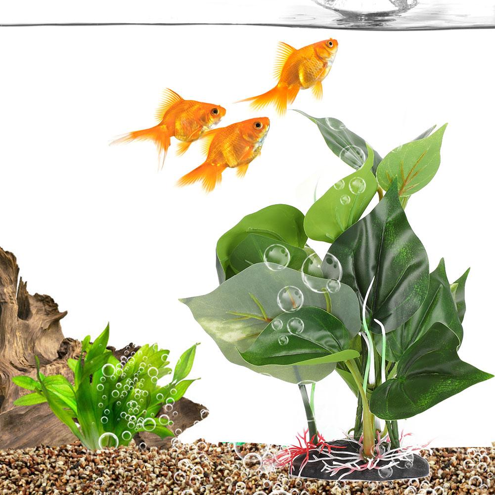 Simulation Green Water Grass Artificial Fake Underwater Aquatic Plants Ornaments for Aquarium Fish